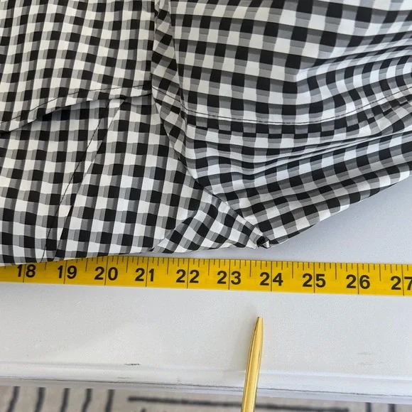 London Fog Black and White Houndstooth Trench Coat Size XL - Picture 13 of 16